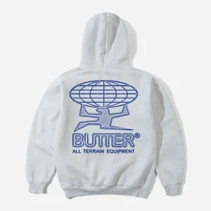 Butter Goods - Terrain Pullover Hood - Ash
