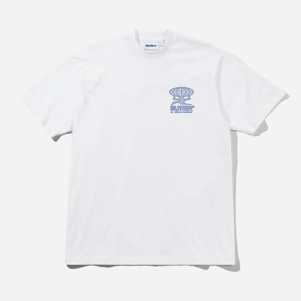 Butter Goods - Terrain Tee - White Blue – Image 3