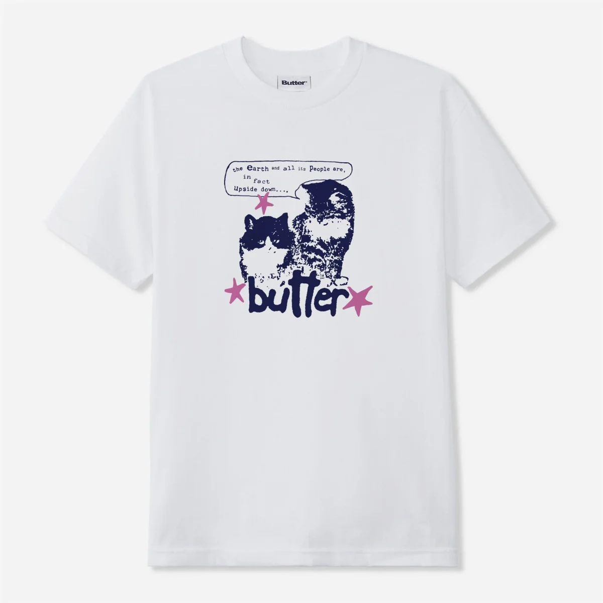 Butter Goods - Upside Down Tee - White – Image 2