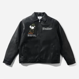 Butter Goods x Peanuts - Guard Dog Jacket - Black