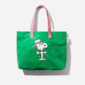 Butter Goods x Peanuts - Shopper Tote - Green / Light Pink