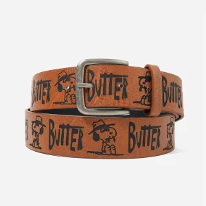 Butter Goods x Peanuts - Spike Belt - Brown