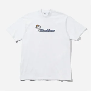 Butter Goods x Peanuts - Spike Logo Tee - White