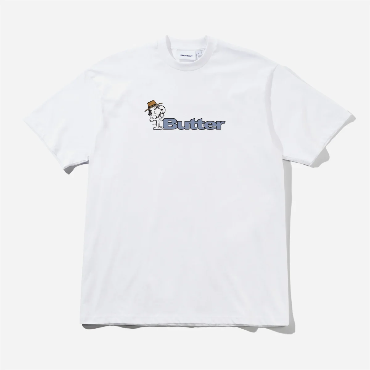 Butter Goods x Peanuts - Spike Logo Tee - White – Image 2