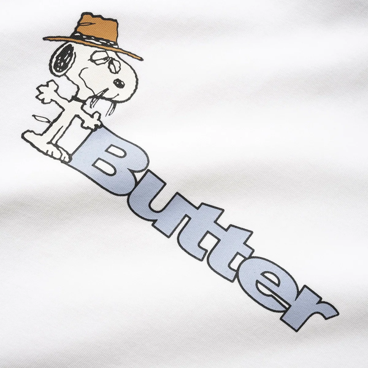 Butter Goods x Peanuts - Spike Logo Tee - White – Image 4