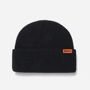 Butter Goods - Tall Wharfie Beanie - Black