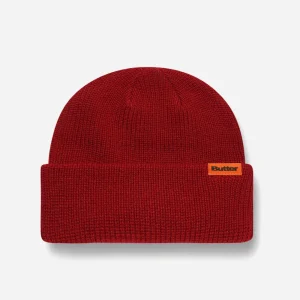 Butter Goods - Tall Wharfie Beanie - Burgundy