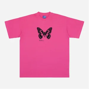 Bye Jeremy Butterfly Tee - Pink