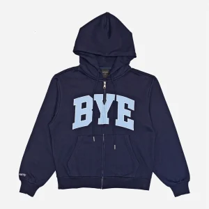 Bye Jeremy - Bye Zip Hoodie - Navy