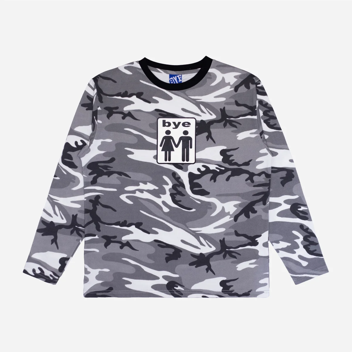 Bye Jeremy Couple Longsleeve T-shirt - Camo – Image 2