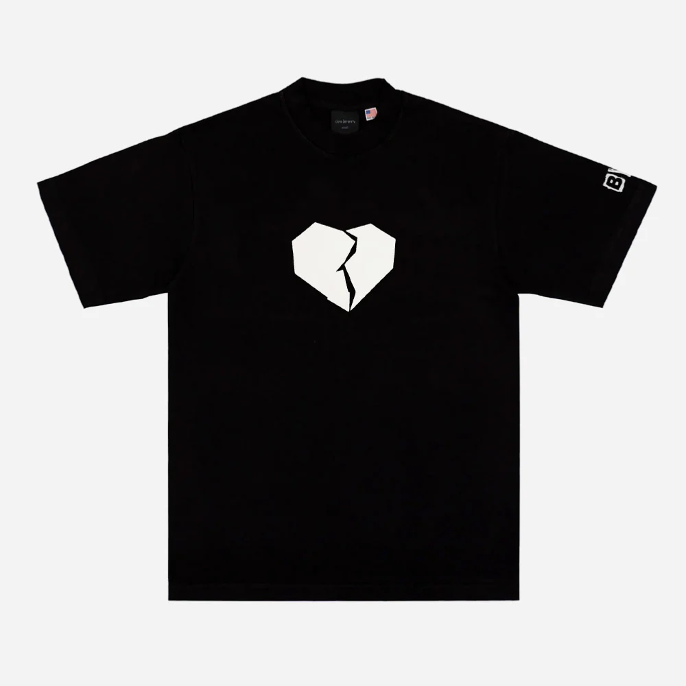 BYE JEREMY - HEARTBROKEN TEE - Black