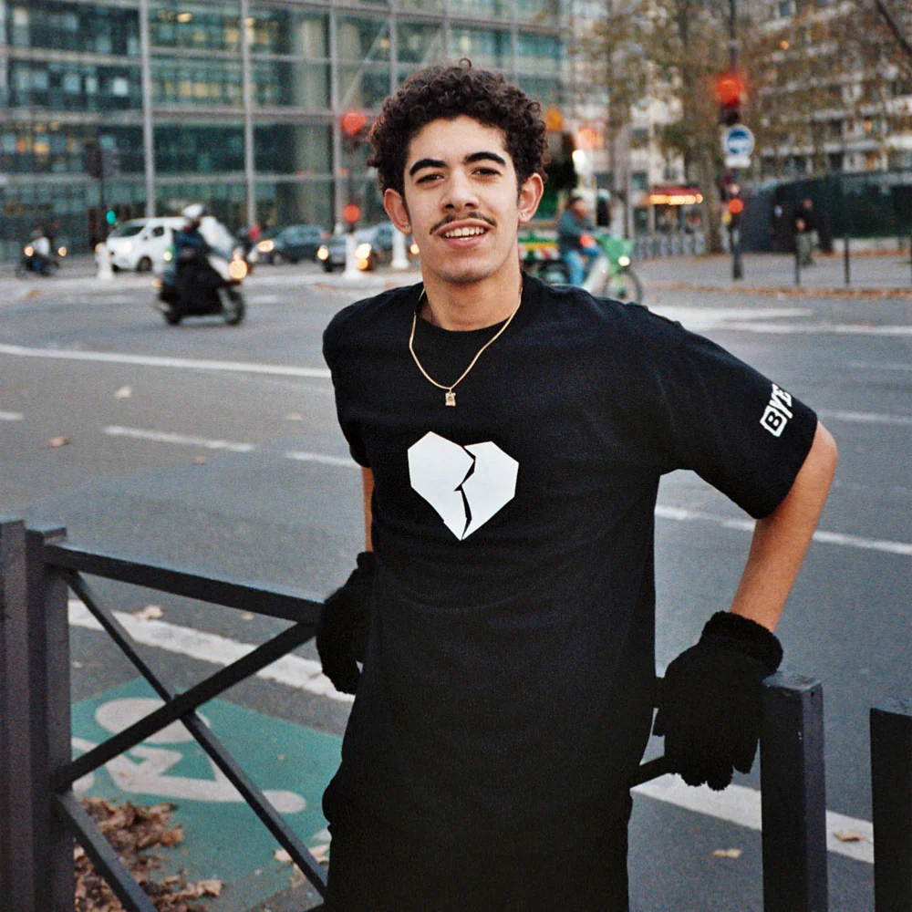 BYE JEREMY - HEARTBROKEN TEE - Black – Image 4