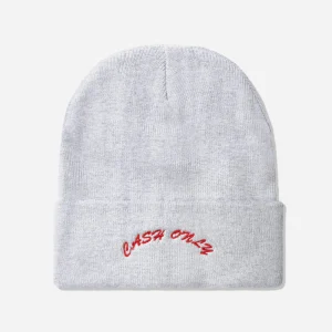 CASH ONLY - LOGO BEANIE - Ash