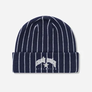 Cash Only - Pinstripe Beanie - Navy