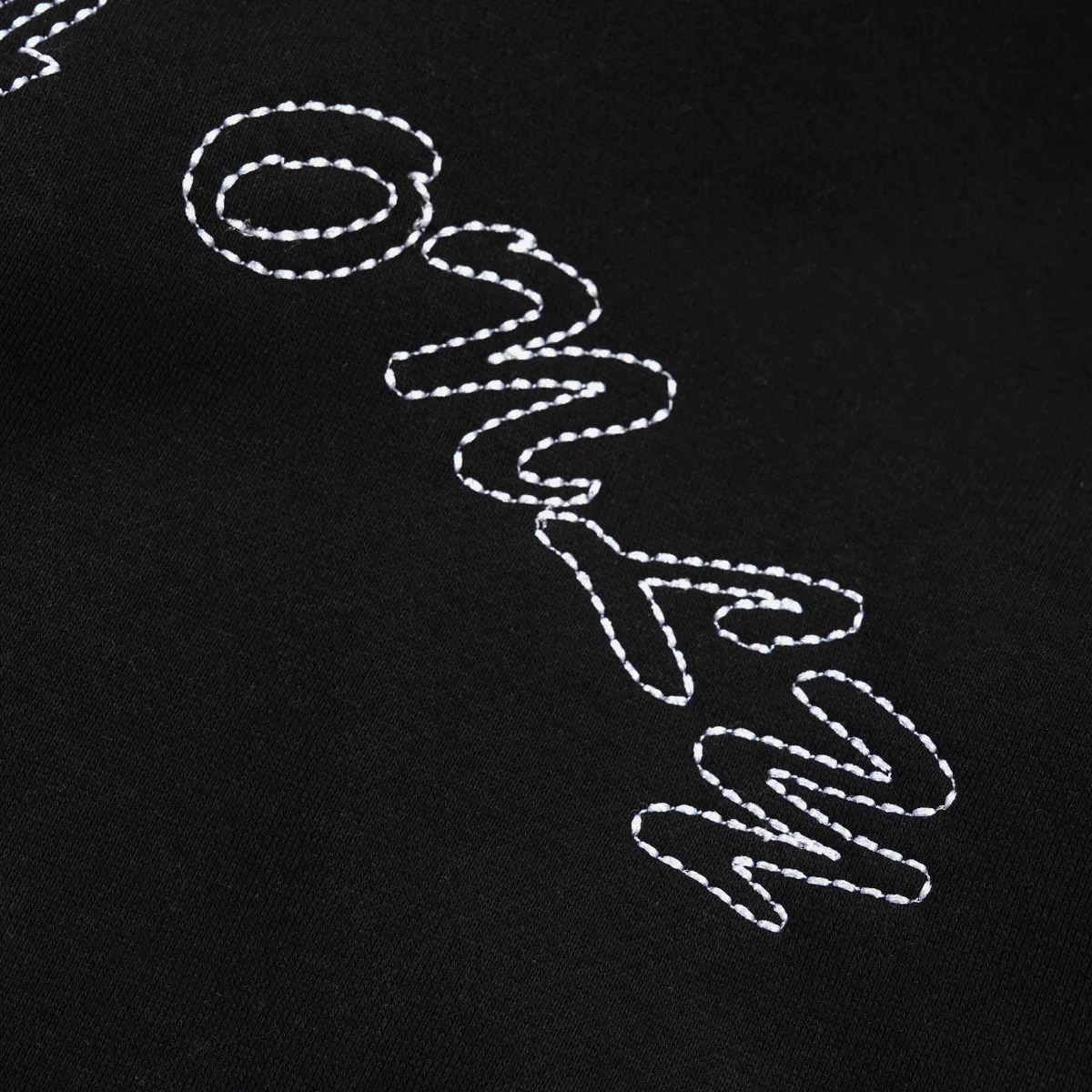 Cash Only - Stitch Logo Pullover Hood - Black – Image 3