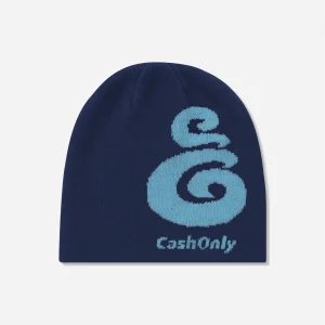 Cash Only - Symbol Skully Beanie - Blue