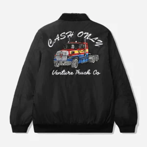 CASH ONLY x VENTURE - TRUCKER JACKET - Black