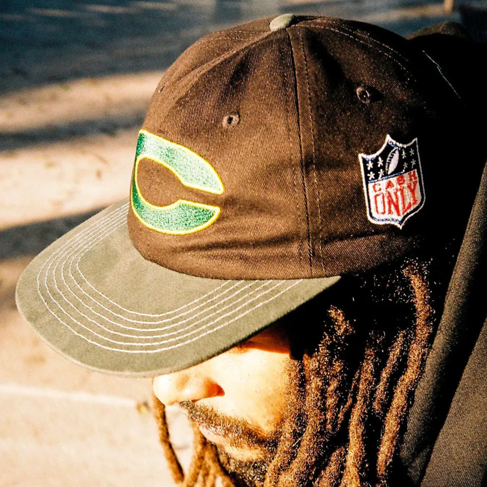 CASH ONLY - LEAGUE SNAPBACK CAP - Black – Image 4