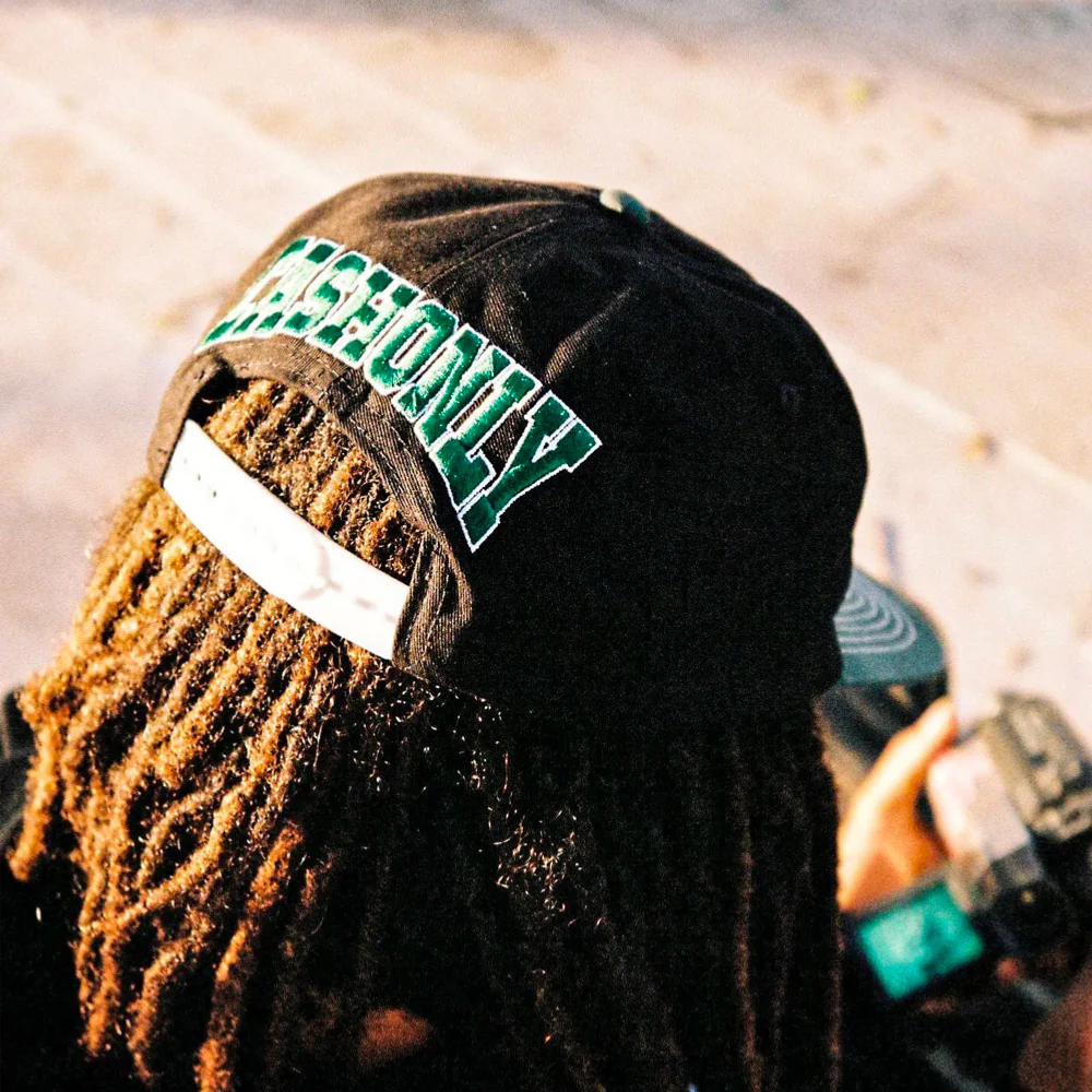 CASH ONLY - LEAGUE SNAPBACK CAP - Black – Image 5