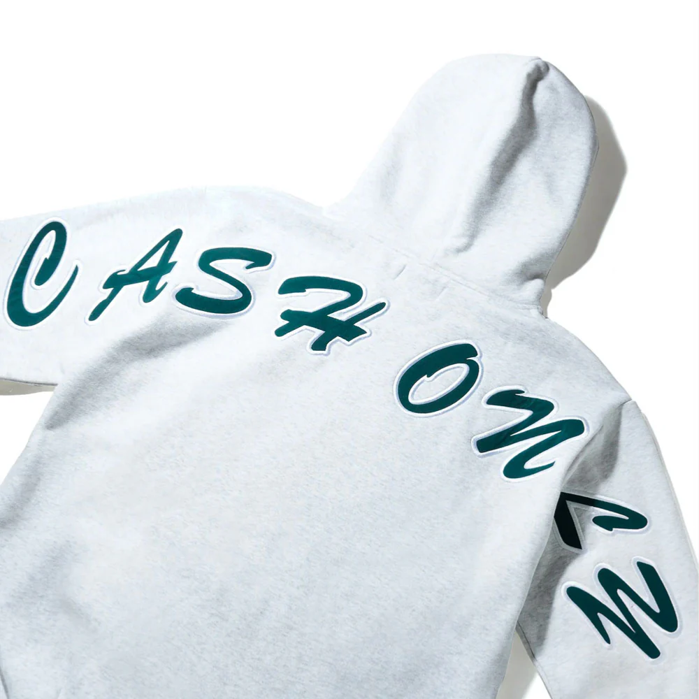 CASH ONLY - SPELL OUT PULLOVER HOOD - ASH GREY – Image 4