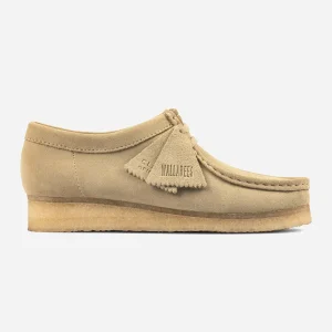 Chaussures Clarks Originals - Wallabee Femme Daim Érable