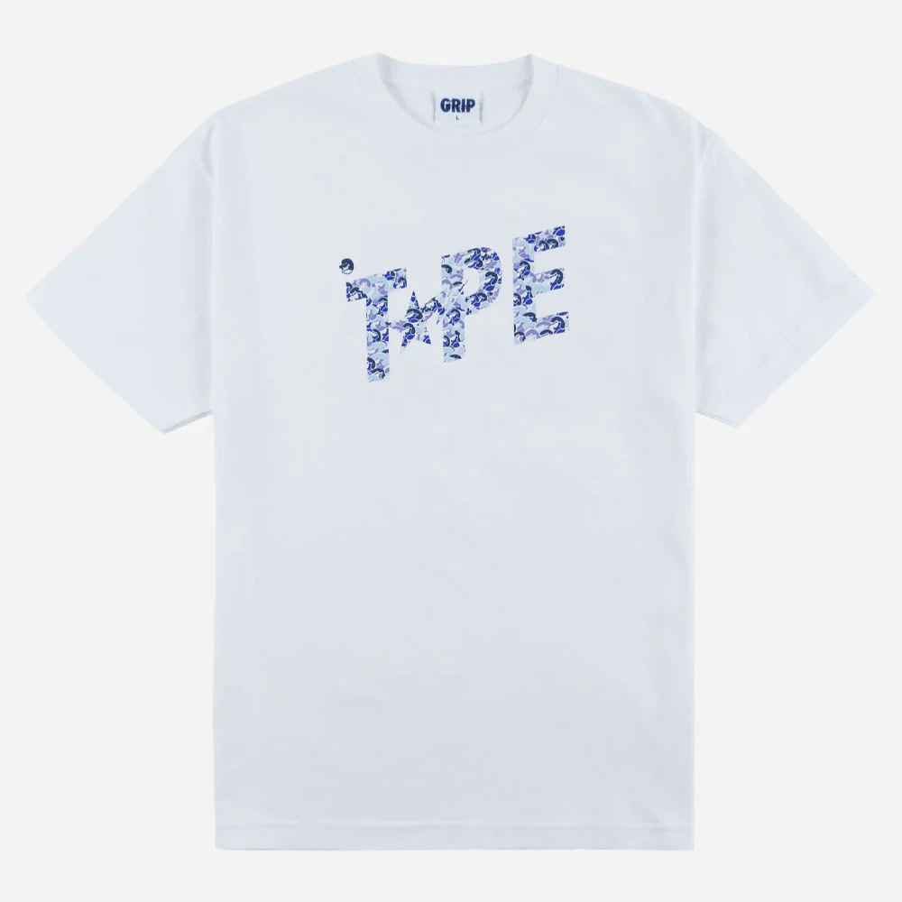 CLASSIC GRIP - TAPE STAR T-SHIRT - White