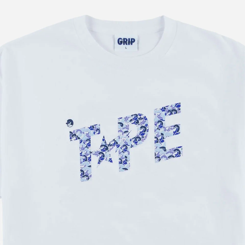 CLASSIC GRIP - TAPE STAR T-SHIRT - White – Image 4