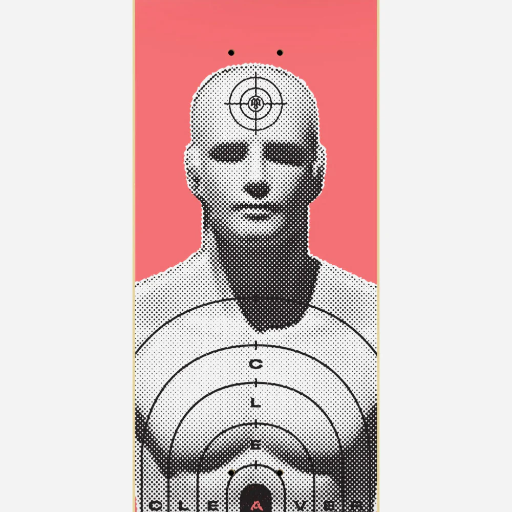 CLEAVER SKATEBOARDS - BULLSEYE - Pink – Image 3