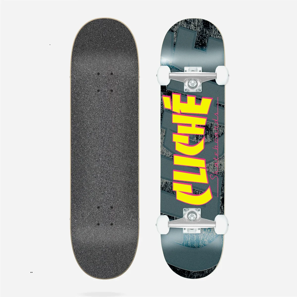 Cliché - Banco Complete Skateboard - Black / Yellow – Image 2