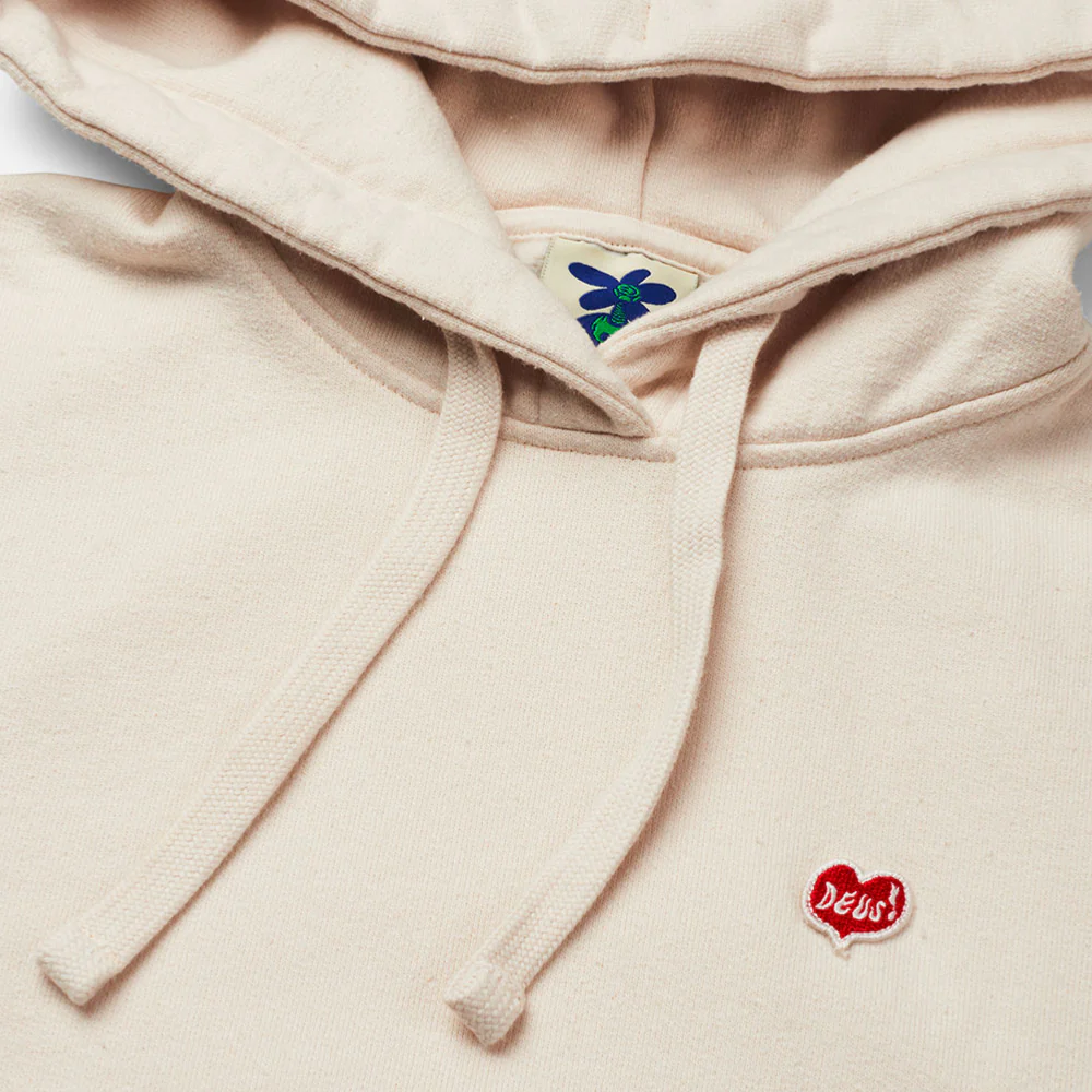 DEUS EX MACHINA - TRUE ROMANCE HOODIE - White Sand – Image 3