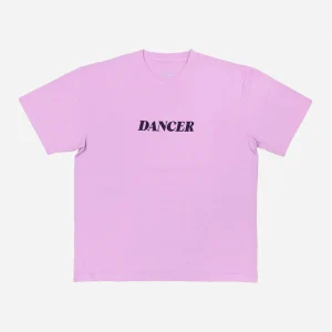 Dancer - Italic Logo Tee - Pink