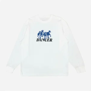 Dancer - Step Aside LS Tee - White