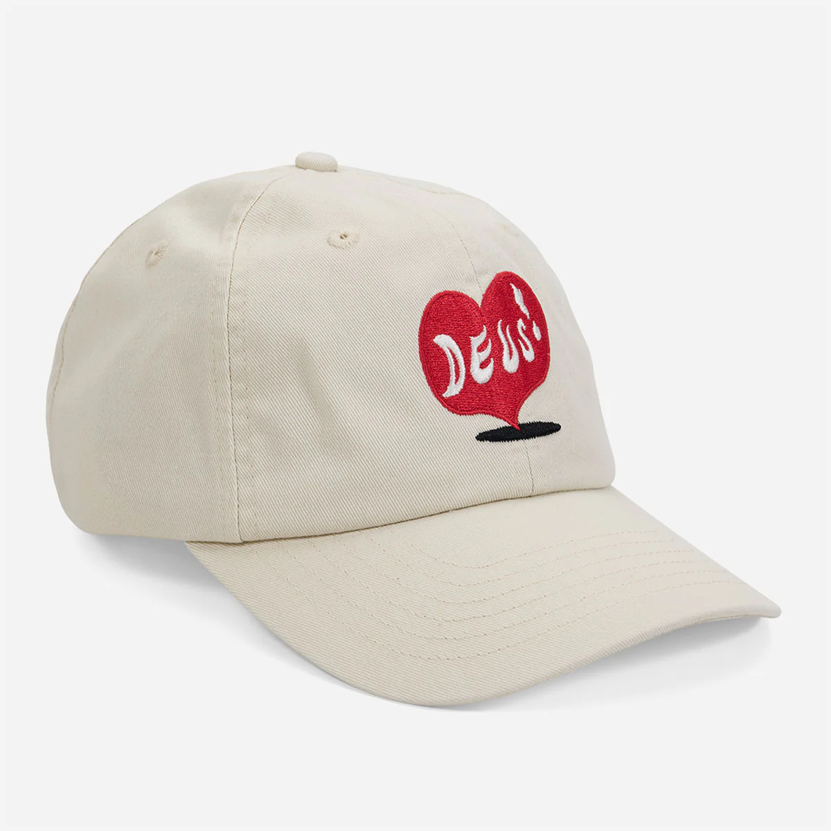Deus Ex Machina - Deep Cut Dad Cap - White – Image 2