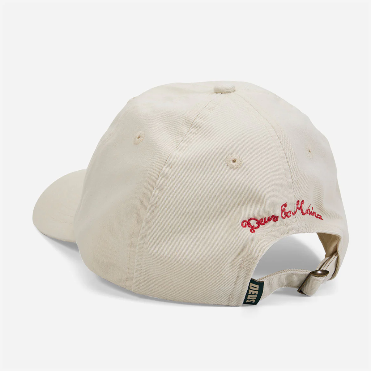 Deus Ex Machina - Deep Cut Dad Cap - White – Image 3