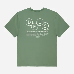 T-shirt Deus Ex Machina Mechanism - Loden Frost Green