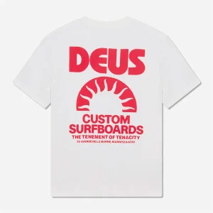 Deus Ex Machina - Melodies Tee - Vintage White / Red