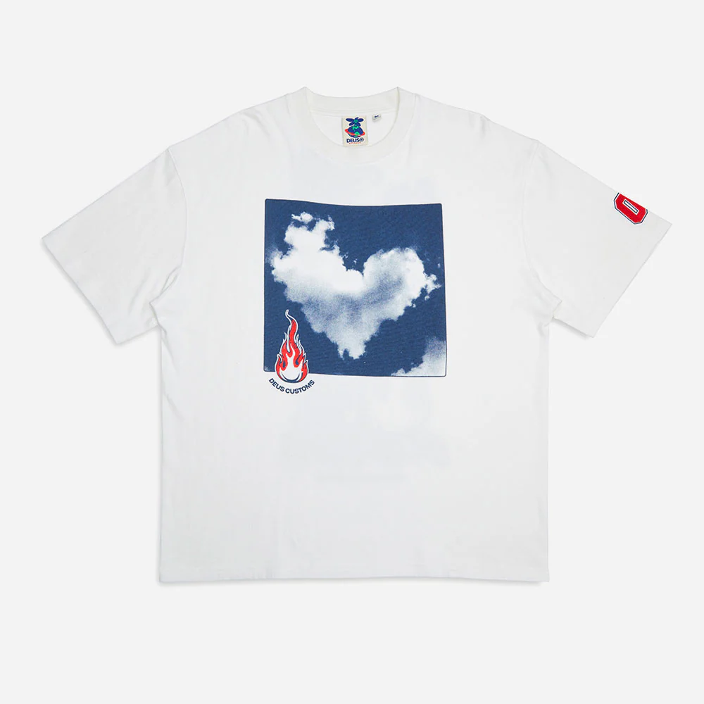 DEUS EX MACHINA - PUFFY LOVE TEE - White – Image 3