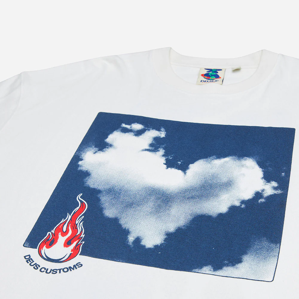 DEUS EX MACHINA - PUFFY LOVE TEE - White – Image 4