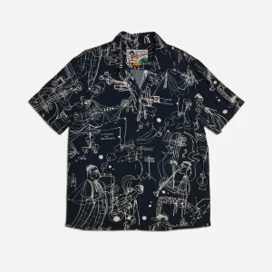 DEUS EX MACHINA - R.G CATO SS SHIRT - Black