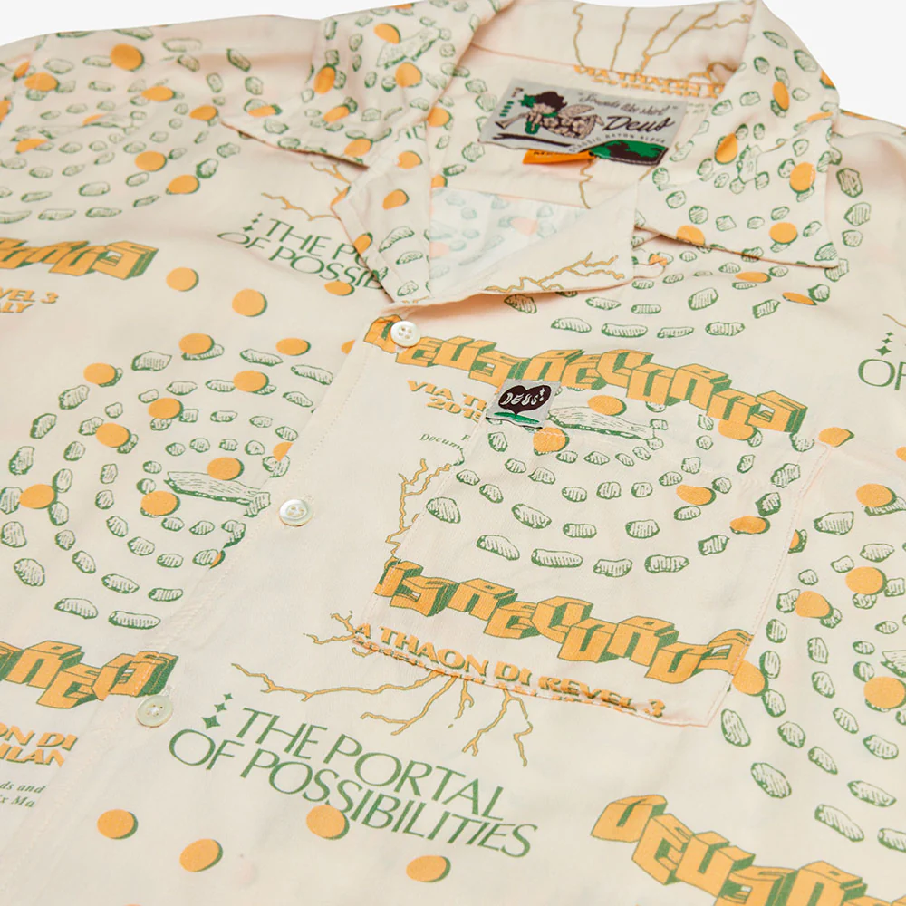 DEUS EX MACHINA - SMITHSON SS SHIRT - Dirty White – Image 4