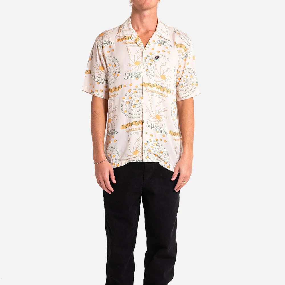 DEUS EX MACHINA - SMITHSON SS SHIRT - Dirty White – Image 5