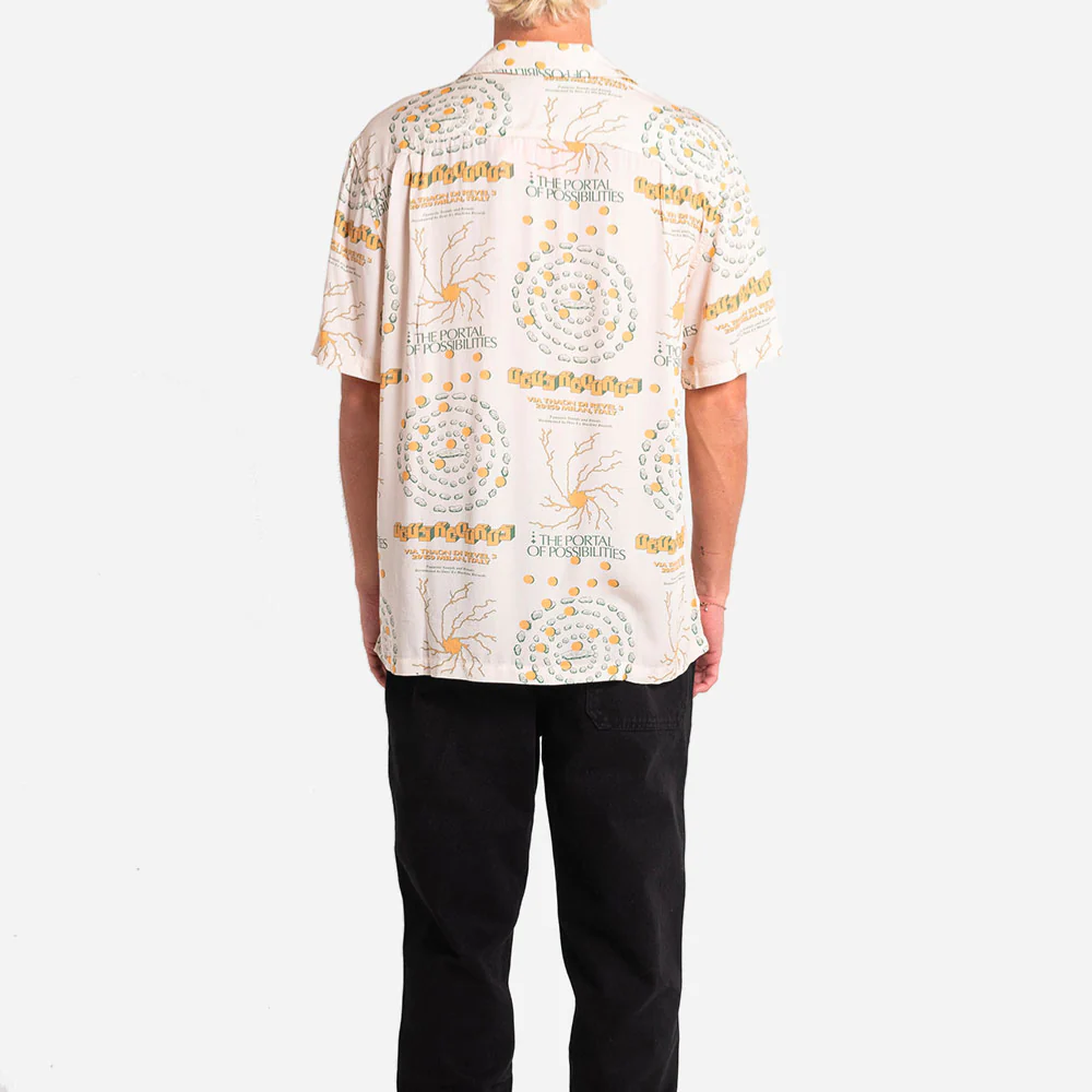 DEUS EX MACHINA - SMITHSON SS SHIRT - Dirty White – Image 6