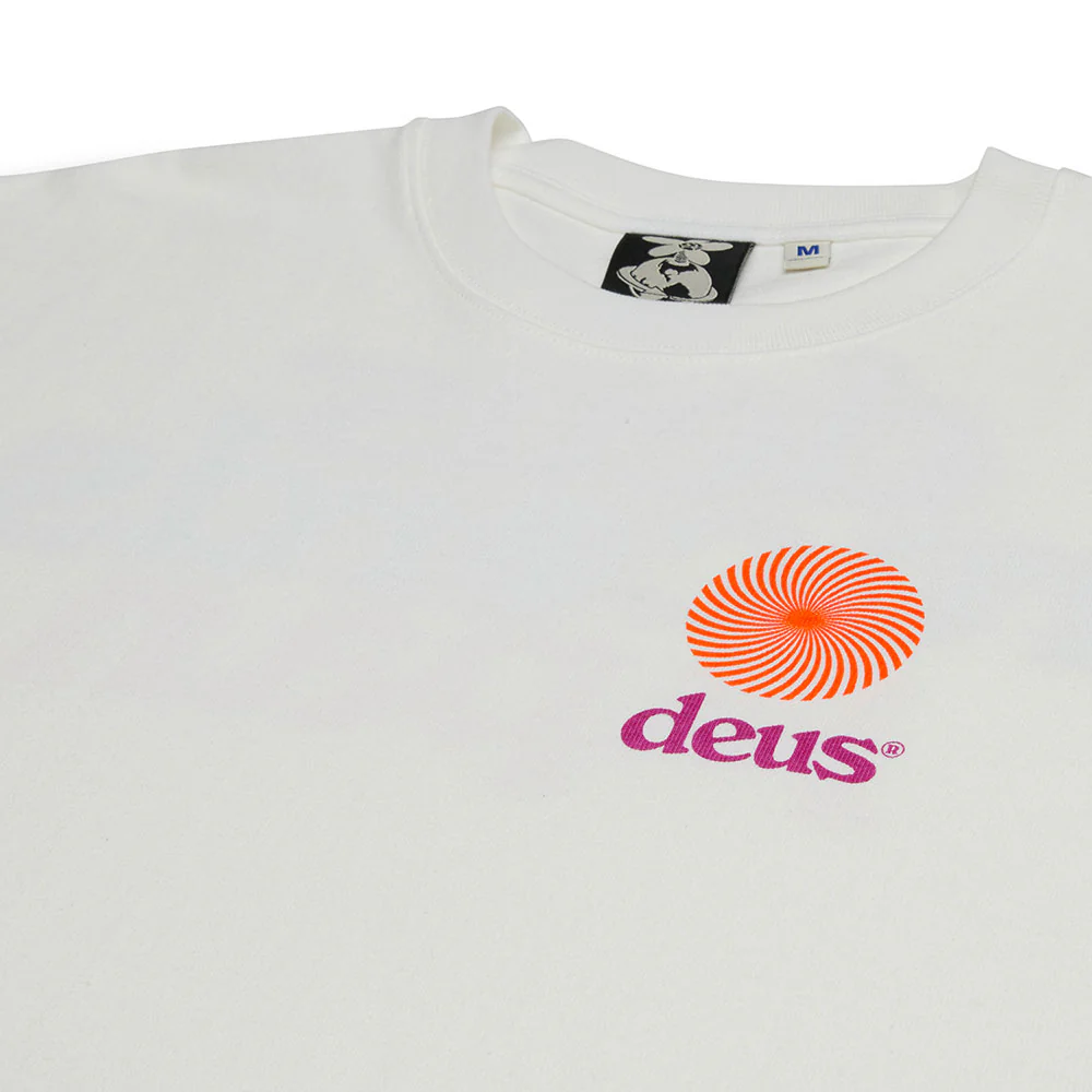 DEUS EX MACHINA - STRATA OVERSIZE TEE - Vintage White – Image 4