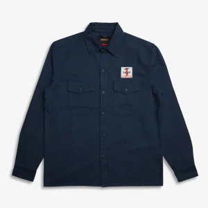 DEUS EX MACHINA - STRIPES SHIRT - MOOD INDIGO