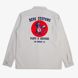 DEUS EX MACHINA - TRUE GRIT SHIRT - DIRTY WHITE