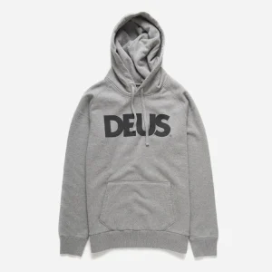 DEUS EX MACHINA - ALL CAPS HOODY - Grey Marle