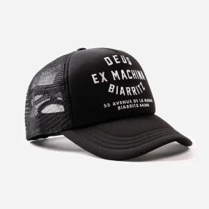 DEUS EX MACHINA - BIARRITZ ADDRESS TRUCKER - Black