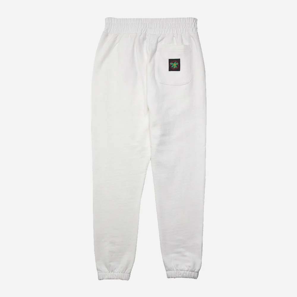 DEUS EX MACHINA - TRUE ROMANCE TRACKIE PANT - Vintage White – Image 3
