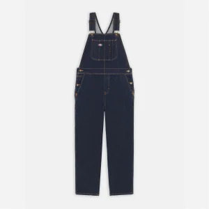 DICKIES - WOMEN CLASSIC DENIM BIB - Rinsed
