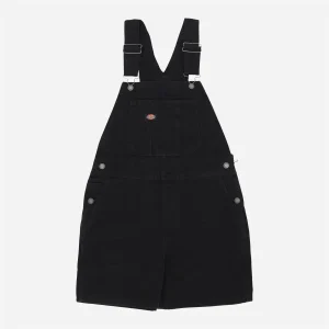 DICKIES - DUCK CANVAS SHORT BIB W - SW BLACK